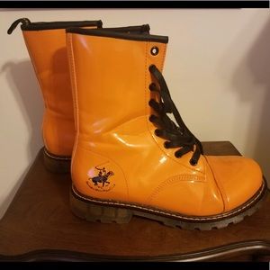 Orange boot